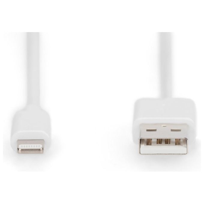 Digitus DB600106020W Cavo Dati da Lightning a Usb-A Certificato Mfi 2mt