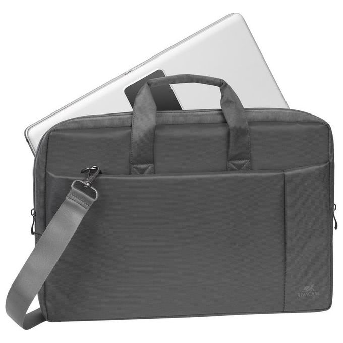 Rivacase borsa per notebook 17,6'' grigio
