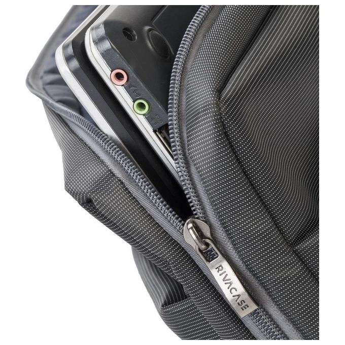 Rivacase borsa per notebook 17,6'' grigio