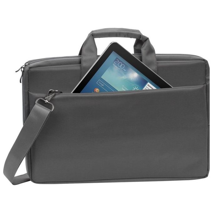 Rivacase borsa per notebook 17,6'' grigio