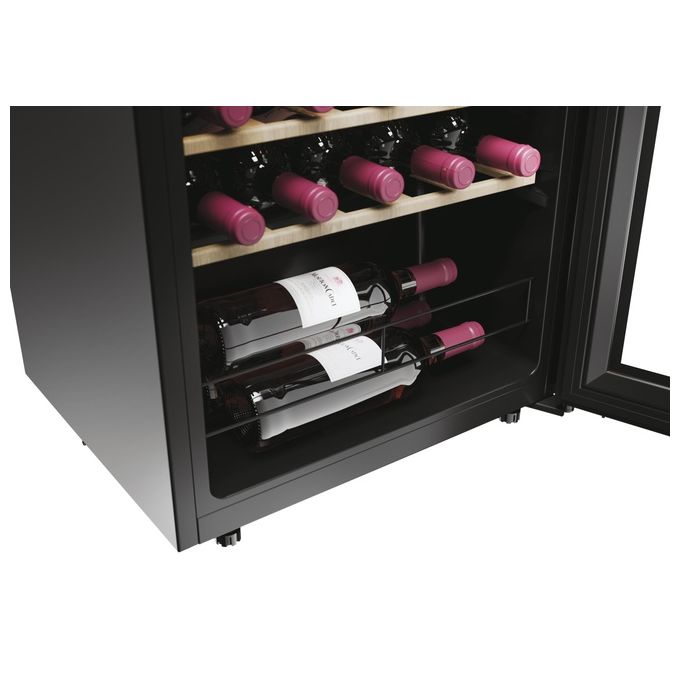 Haier HWS34GGH1 Wine Bank 50 Serie 3 Cantinetta Vino a Compressore 34 Bottiglie 90 L Classe G 37 dB Wi-Fi App hOn colore Nero