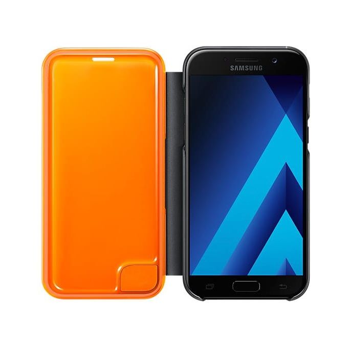 Samsung neon flip Cover Black a5 2017