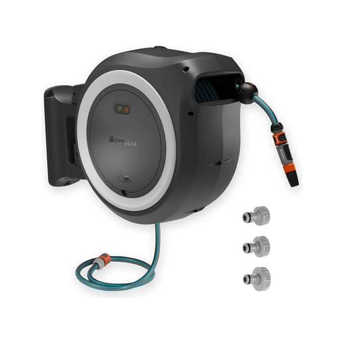 Gardena Avvolgitubo a Parete Batteria Powerroll Xxl 18V 40mt