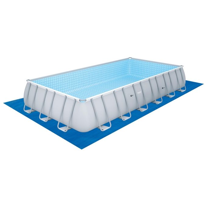 Bestway 56475 Piscina Steel Rettangolare Filtro J5 732X366 H 132