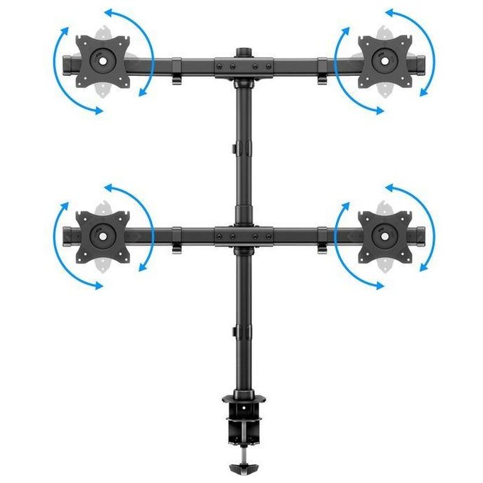 Nilox MB3316 Supporto da Tavolo 2x2 con Morsetto