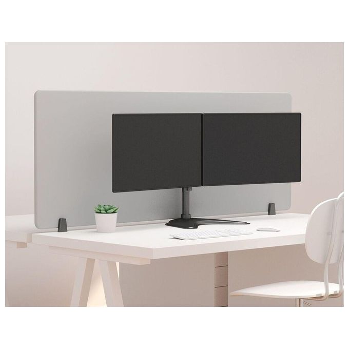 Nilox MB3330 Supporto da Tavolo Doppio Monitor