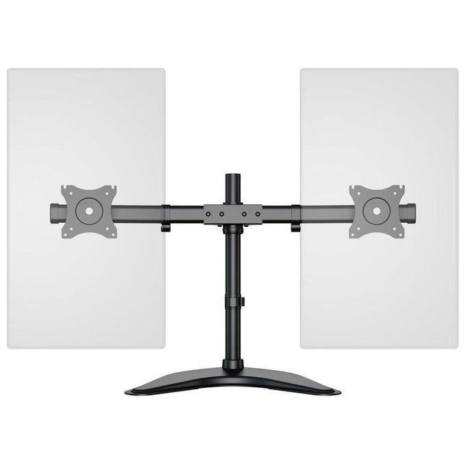 Nilox MB3330 Supporto da Tavolo Doppio Monitor