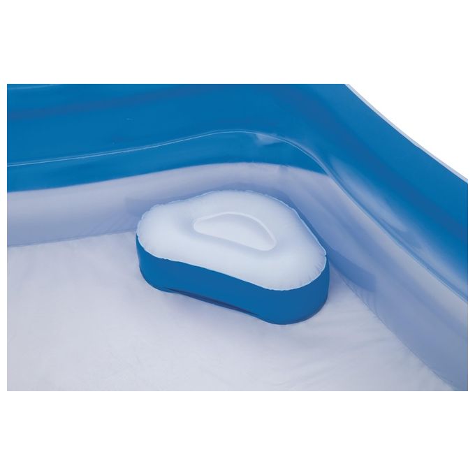 Bestway 54153 Piscina Gonfiabile Fuori Terra Family Pentagono 2 Anelli 575 L 213x206x69 cm colore Multicolore