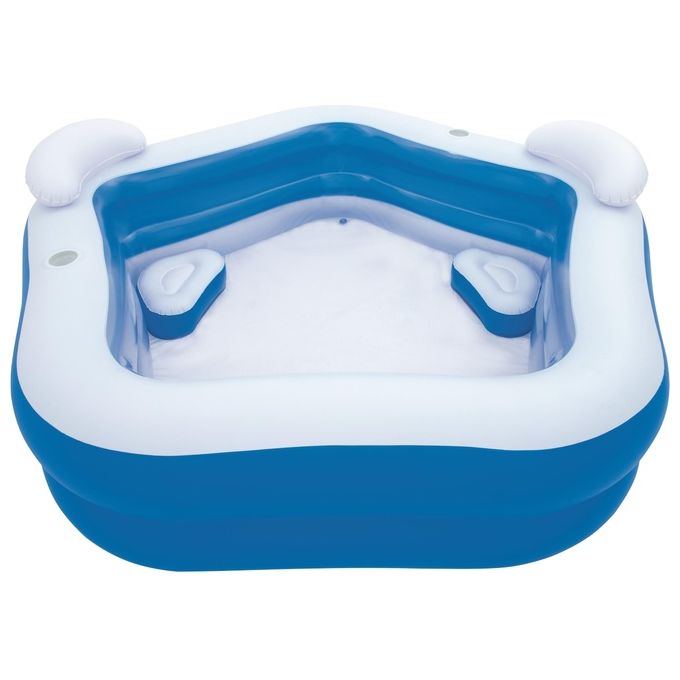 Bestway 54153 Piscina Gonfiabile Fuori Terra Family Pentagono 2 Anelli 575 L 213x206x69 cm colore Multicolore