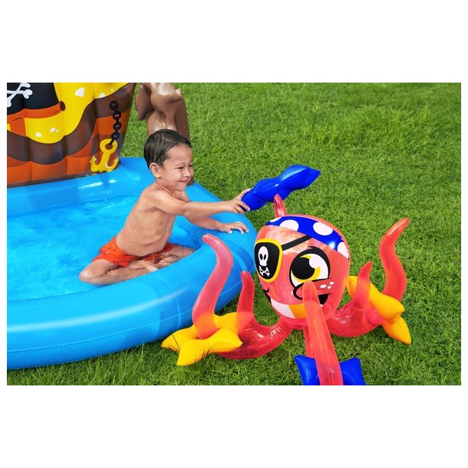 Bestway Piscinetta per Bambini Nave Pirati 2 Anni+
