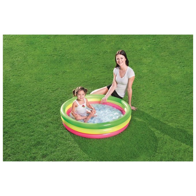 Bestway 51104 Piscina Tonda Arcobaleno 102 H 25