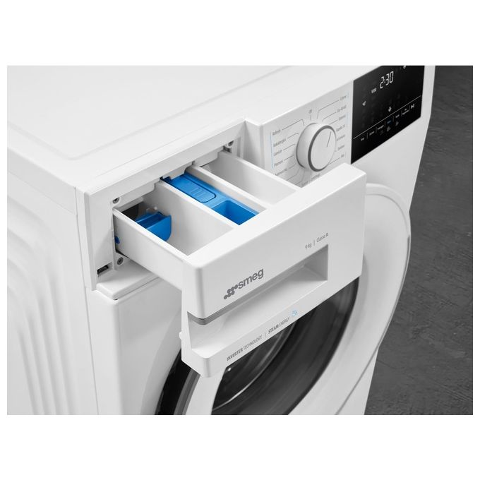 Smeg WN94SEA Lavatrice 9 Kg Classe A Profondita' 58 cm Centrifuga 1400 giri Inverter Vapore colore Bianco