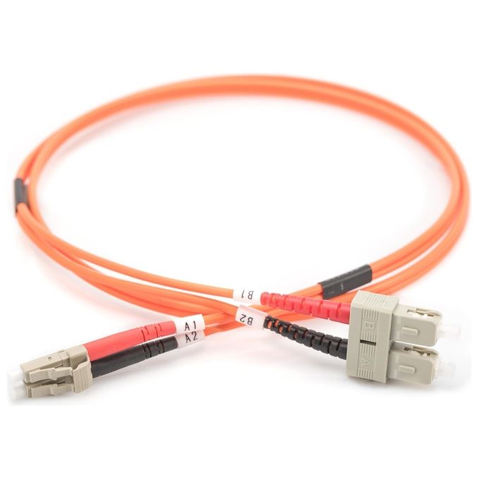Digitus cavo fibra ottica lc a sc multimode duplex 50-125 mt.10 (al-5lcsc-10i)
