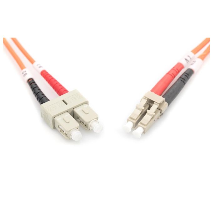 Digitus cavo fibra ottica lc a sc multimode duplex 50-125 mt.10 (al-5lcsc-10i)