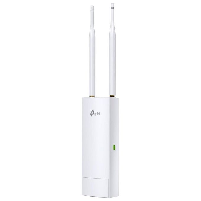 TP-Link, Access Point Wi-Fi Outdoor EAP110, 300Mbps 2.4GHz PoE, Bianco IP65