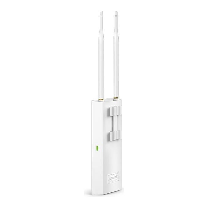 TP-Link, Access Point Wi-Fi Outdoor EAP110, 300Mbps 2.4GHz PoE, Bianco IP65
