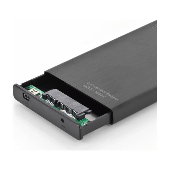 Digitus box esterno usb 2.0 per hdd-ssd 2,5 sata i-ii