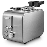 DeLonghi CTX2203 Tostapane a 2 Scomparti Potenza 550 W Acciaio Inox