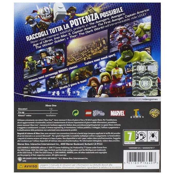 LEGO Marvels Avengers Xbox One