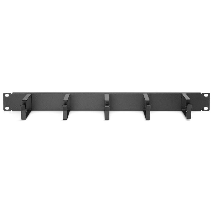 Digitus listello guidacavi 19''  colore nero ral 9005 (1 unita')  con 5 ganci (dn-97602)