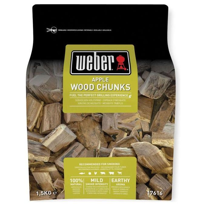 Weber 17616 Pezzi di Legno per Affumicatura Melo