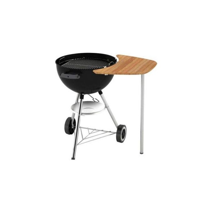 Weber 17638 Ripiano Laterale in Bambu' per Barbecue a Carbone 47 e 57 cm Capacita' 6 Kg colore Naturale