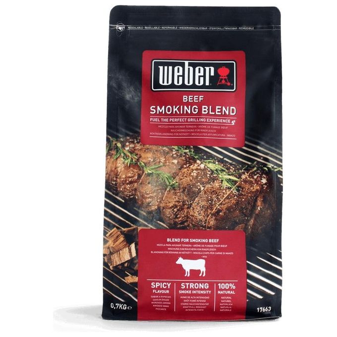 Weber 17663 Affumicatura Beef 700gr Nero