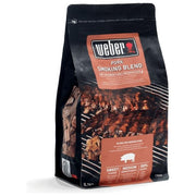 Weber 17664 Chips per Affumicatura Carne di Maiale Miscela Legno Duro e Alberi da Frutto 700 Kg colore Nero
