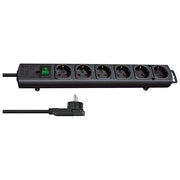 Brennenstuhl Power Strip Presa Multipla 6 Uscite Comfort-Line Nero 2mt