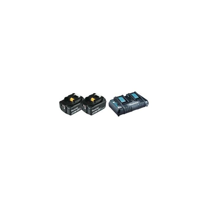 Makita KIT_ Caricabatteria E Batterie 18Vx2