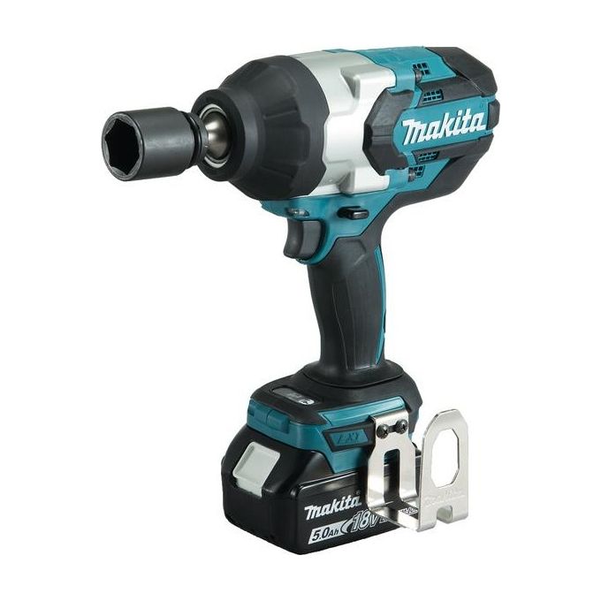 Makita DTW1001RTJ Avvitatore ad impulsi 18V 3-4'' 1250 Nm con 2 batterie 5,0 Ah e valigetta Makpac colore Nero