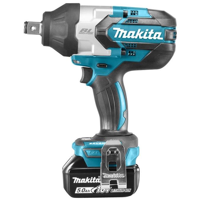 Makita DTW1001RTJ Avvitatore ad impulsi 18V 3-4'' 1250 Nm con 2 batterie 5,0 Ah e valigetta Makpac colore Nero