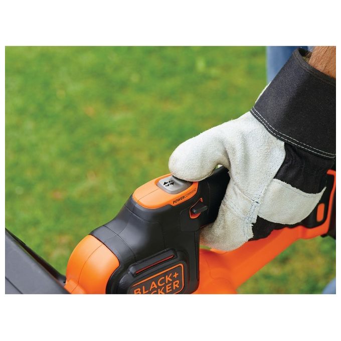 Black+Decker Tagliasiepi Elettrico a Batteria Litio 18v 2,0 ah lama cm 50 Powercommand System