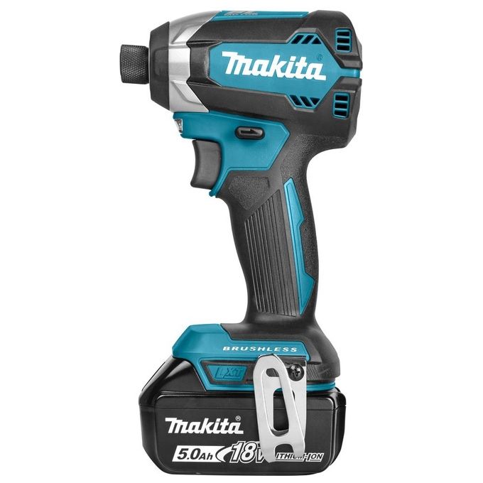 Makita DTD153RTJ Avvitatore ad Impulsi 18V 170 Nm con 2 Batterie 5.0 Ah e Caricabatterie DC18RC colore Nero Blu
