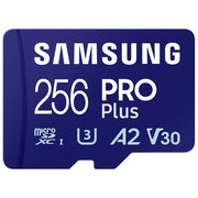 Samsung MB-MD256SA PRO Plus Scheda MicroSD 256 GB UHS-I U3 V30 A2 colore Blu