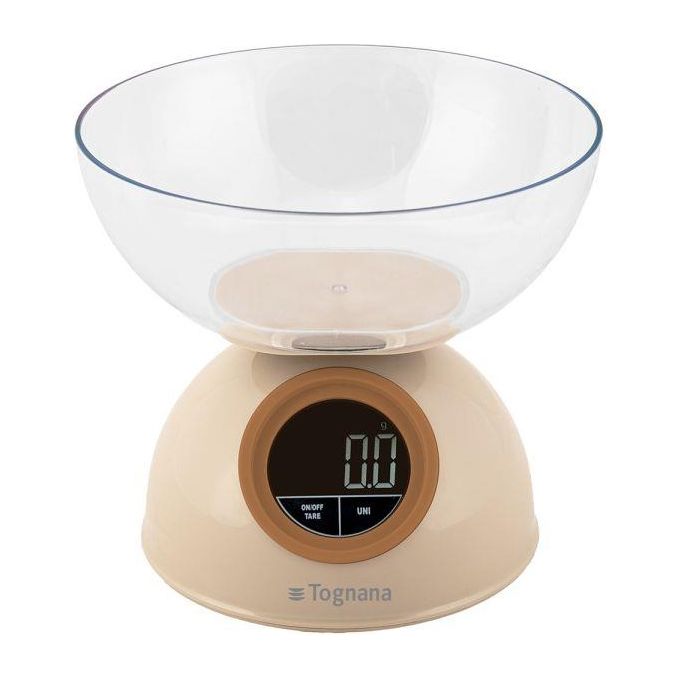 Tognana Bilancia da Cucina Iridea Digital KIT_chen Scale Champagne