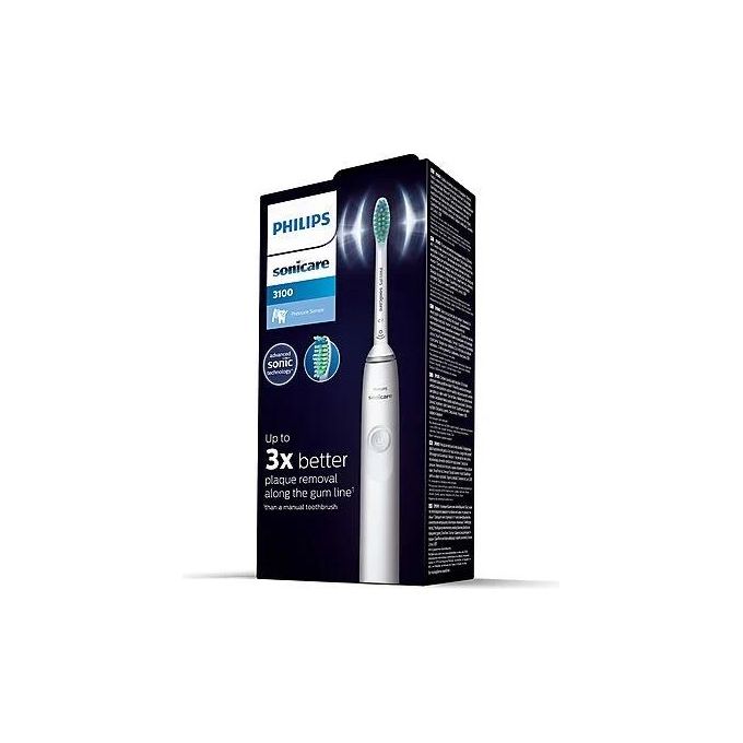 Philips HX3673-13 Sonicare 3100 Spazzolino elettrico sonico 1 modalita' SmartTimer QuadPacer autonomia 14 giorni colore Bianco