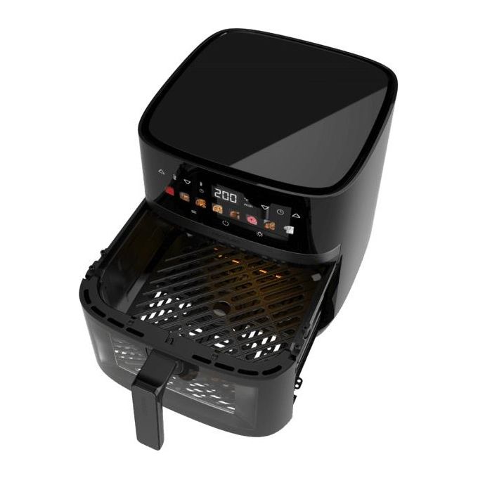 Cecotec 100501 CecofryandGrill Duoheat 8000 Friggitrice ad aria 8 L 2200W 8 Programmi Display Touch colore Nero