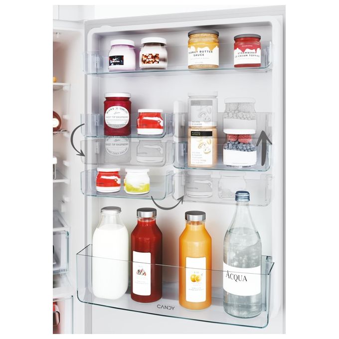 Candy CBT3518EW Fresco Frigorifero Combinato da Incasso 248 L 177,2 cm Classe E 37 dB Total No Frost Wi-Fi colore Bianco
