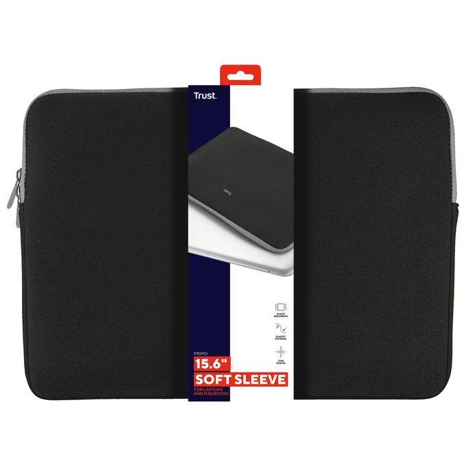 Trust 21248 Custodia Morbida per Portatili da 15,6'' Nero