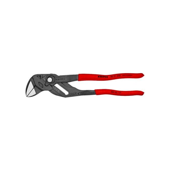 Knipex 86 01 250 Pinza e Chiave in un Unico Utensile 250 mm apertura max 52 mm acciaio cromo vanadio manici antiscivolo