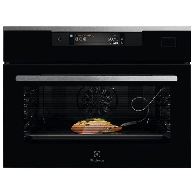 Electrolux KVBAS21WX Forno multifunzione compatto da Incasso SteamBoost Vapore 100% 22 funzioni Classe energetica A++ Inox
