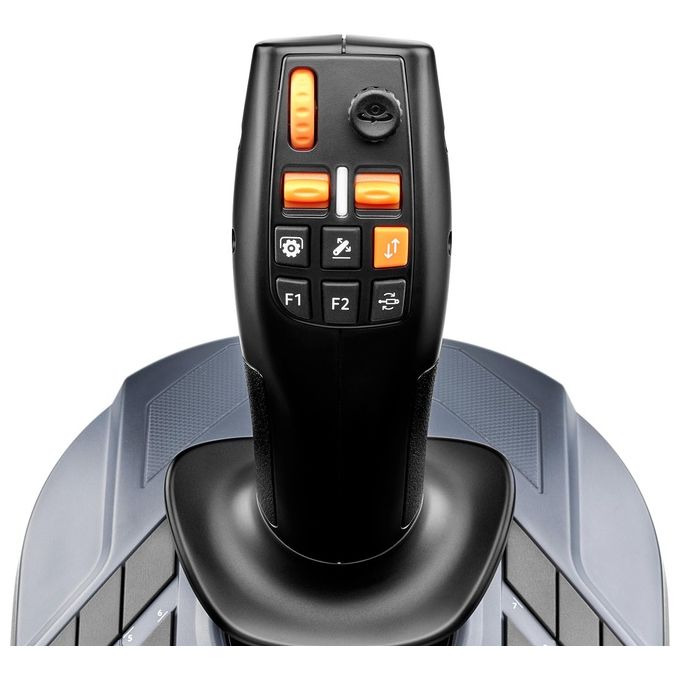 Thrustmaster 2960889 SimTask FarmStick Joystick PC 33 Pulsanti 3 Assi Sensori Magnetici H.E.A.R.T Farming Simulator colore Nero Grigio