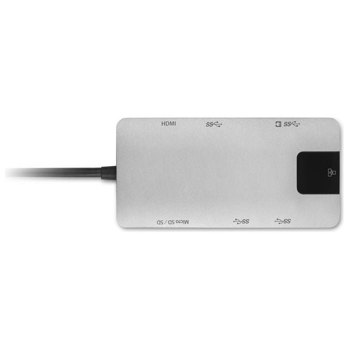 Kensington K33820WW UH1400P Hub USB-C 8 in 1 Portatile 4K 60Hz Power Delivery 85W Ethernet SD microSD colore Nero