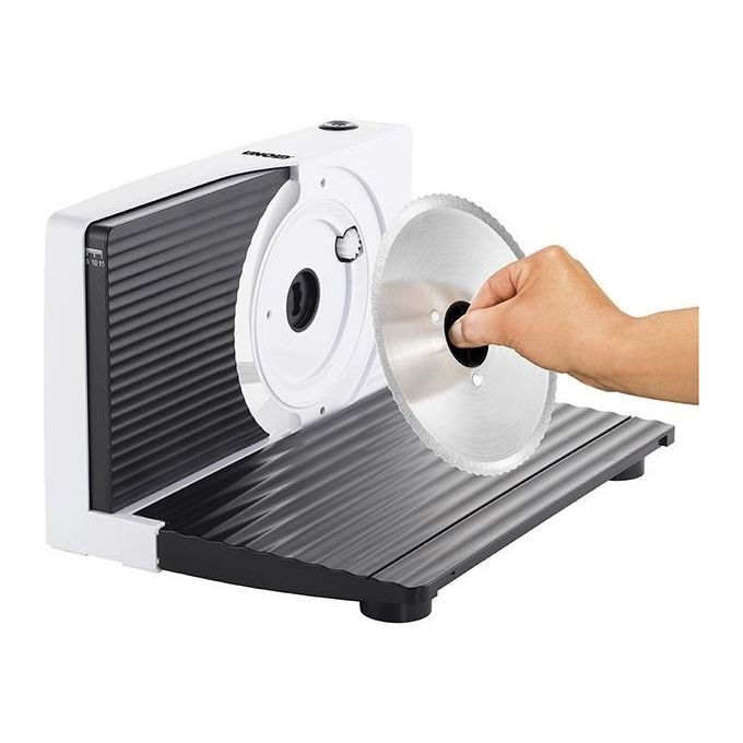 Unold Affettatrice Curve Bianco 100W Pieghevole