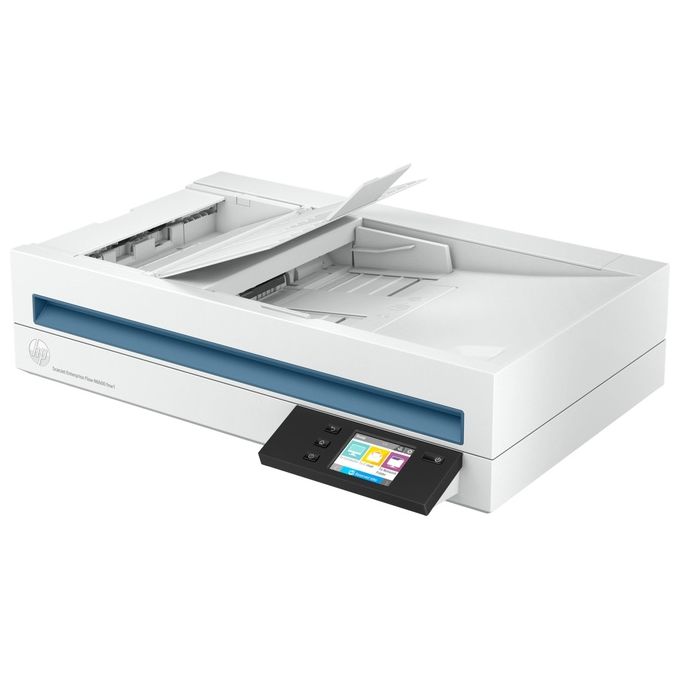 HP 20G08A#B19 ScanJet Enterprise Flow N6600 fnw1 Scanner Piano ADF 1200x1200 DPI A4 50 ppm Wi-Fi Ethernet colore Bianco