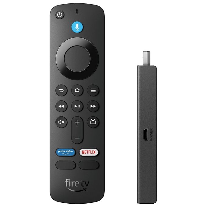 Amazon S3L46N Fire TV Stick HD Gen 3 Streaming Media Player Full HD Alexa Wi-Fi HDMI 8 GB colore Nero