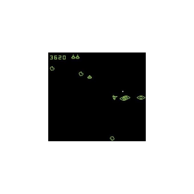 PLAION ASTEROIDS DELUXE Videogioco per Atari 7800+ Cartuccia Fisica Genere Avventura Lingua Italiana colore Nero