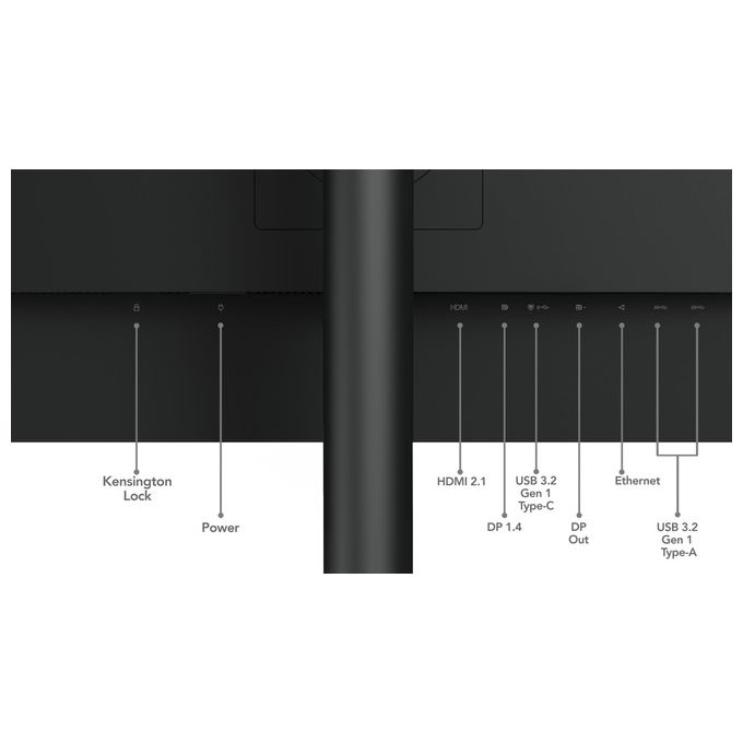Lenovo 63D7UAT3EU ThinkVision T24mv-30 Monitor PC 23.8'' Full HD IPS LED 75Hz USB-C 90W Webcam 5MP Hub USB Ethernet colore Nero