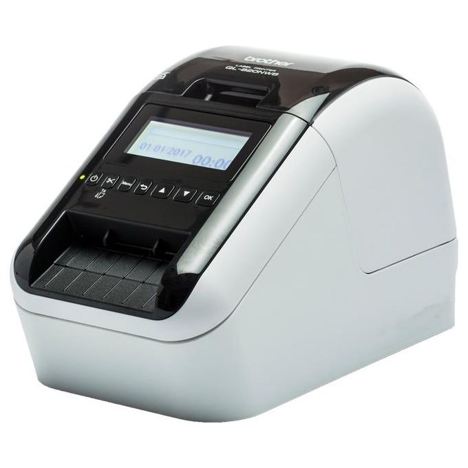 Brother QL-820NWB Stampante per Etichette Termica Diretta 300x600 DPI 62 mm USB WiFi Bluetooth LAN AirPrint colore Nero